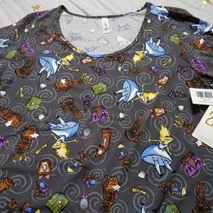 2X Perfect tee LuLaRoe Disney Alice, new